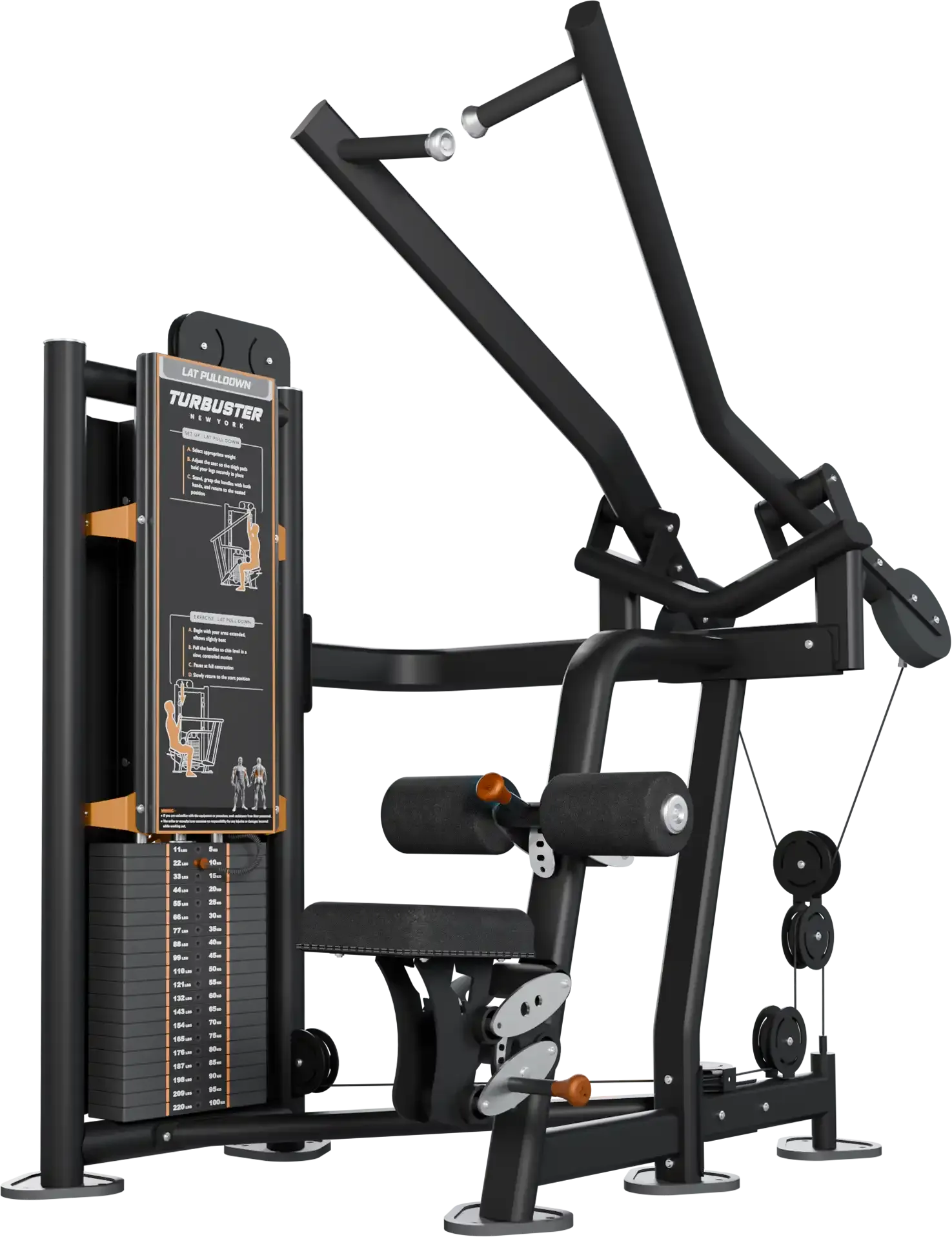 E916 Unilateral Lat Pull Down